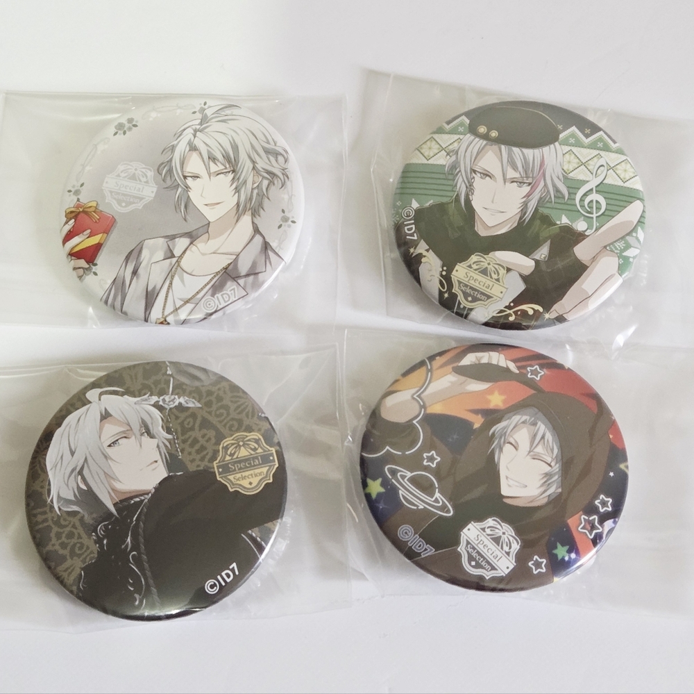 *2 for $30* idolish7 - Yaotome Gaku Button Pin Badge Set - Ita Bag - Otome Game